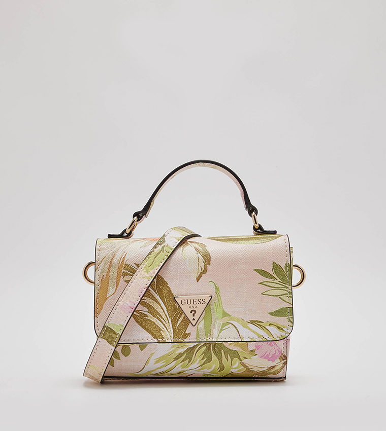 Guess floral print bag hotsell