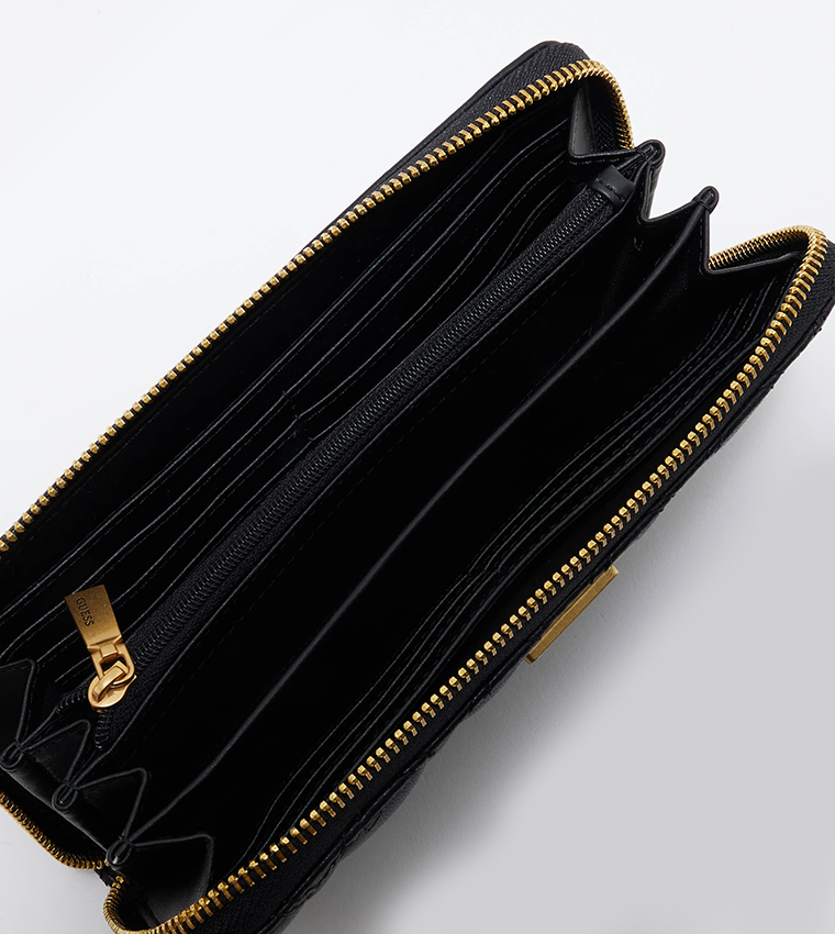 GIULLY Quilted Long Wallet
