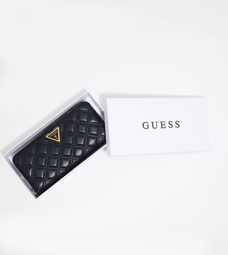 GIULLY Quilted Long Wallet
