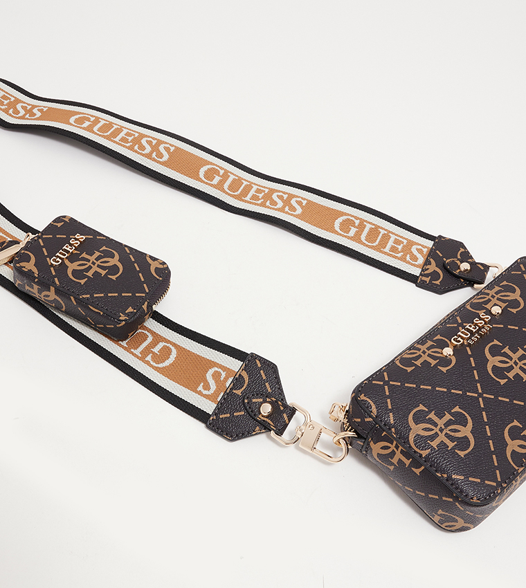 REA Monogram Patterned Camera Bag