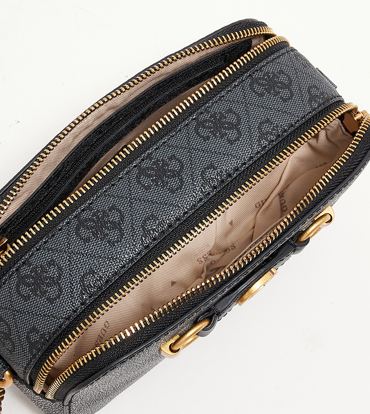 IZZY Monogram Patterned Crossbody Bag