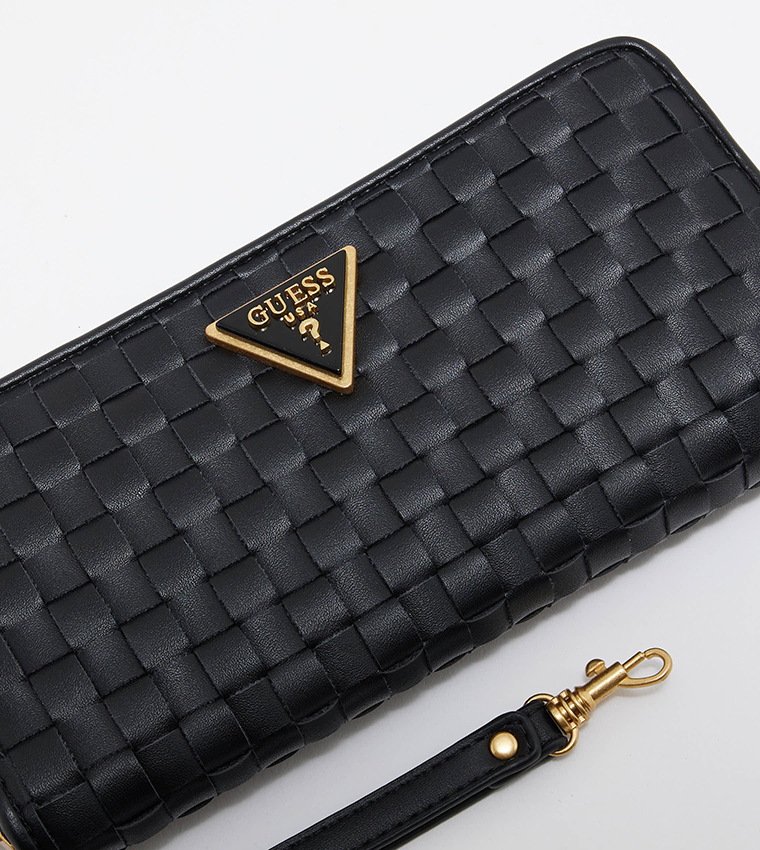 LISBET Braided Zip Around Wallet