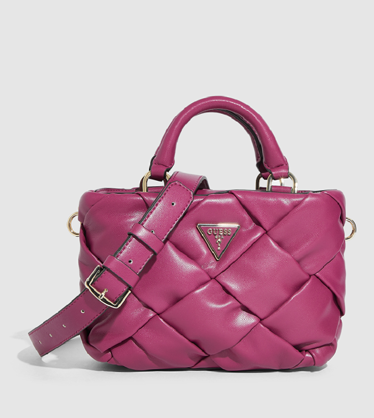 Buy Guess Quilted Mini Bag In Fuchsia 6thStreet Oman