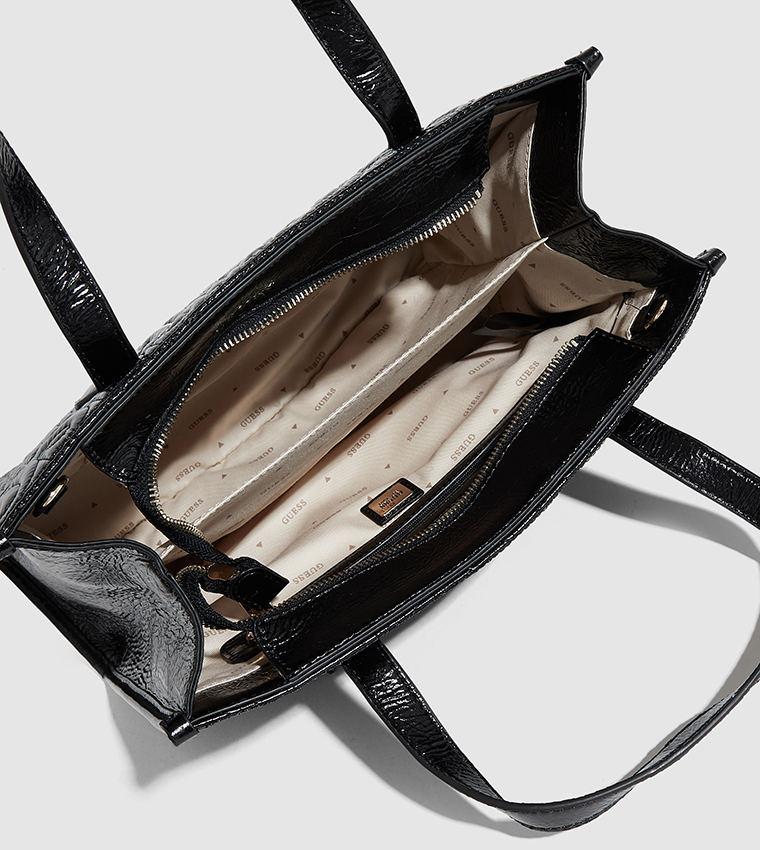 Logo Embossed Tote Bag