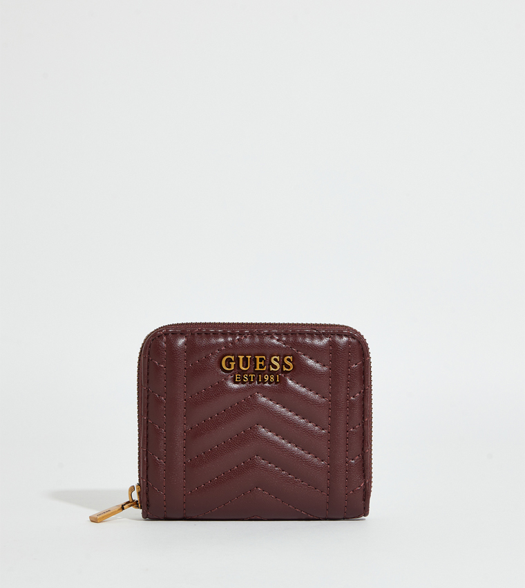 Guess clearance burgundy wallet