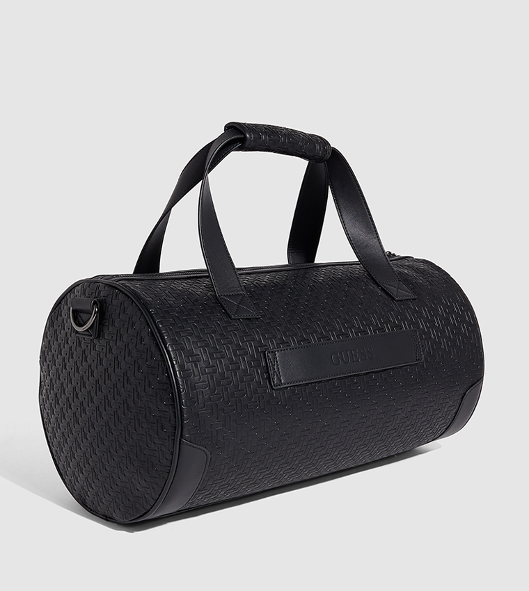 Guess duffle bag black best sale