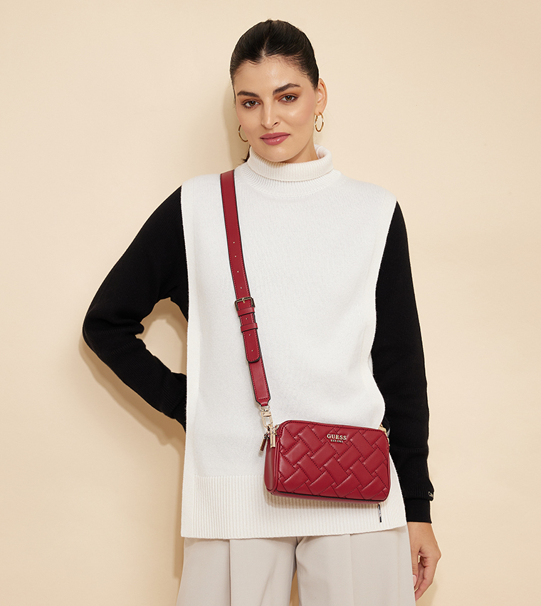 ショルダーバッグ・ポシェット Guess EDITAEDITA Quilted Crossbody Flap Bag HP1A3A37 Women's Crossbody Bags | GUESS