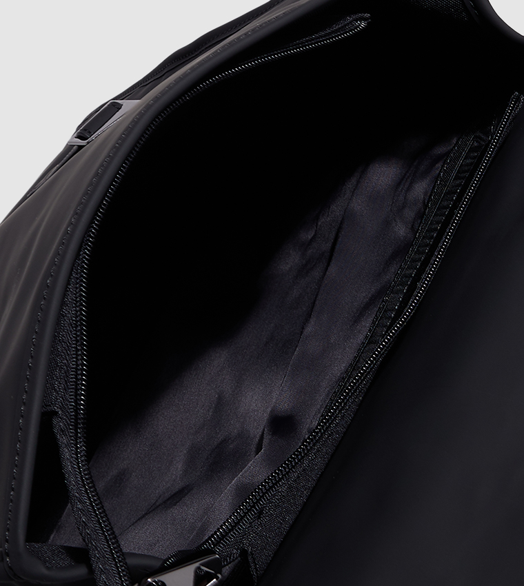Buy Guess Flap Closure Backpack In Black | 6thStreet UAE