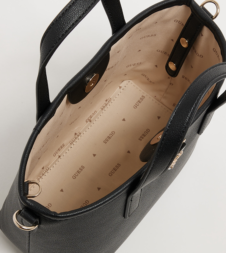 Guess Latona Mini Tote - Handtas voor dames - Zwart
