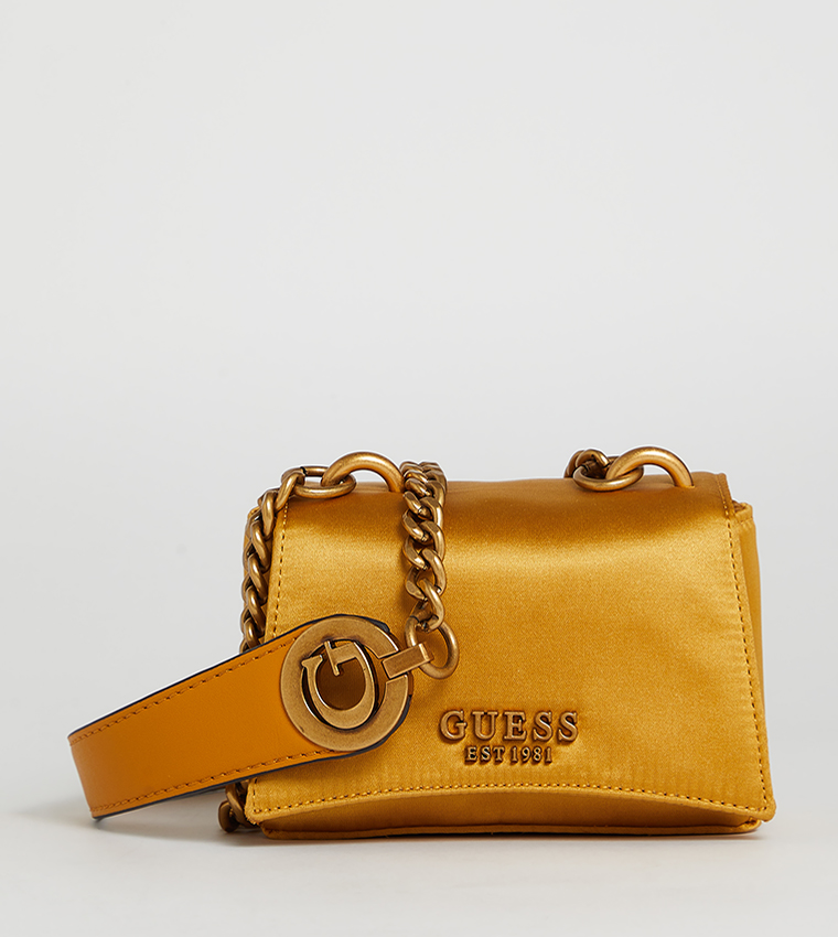 Guess gold bag best sale