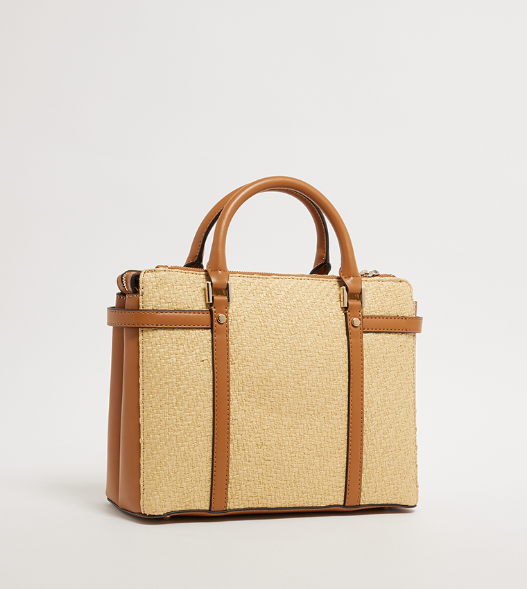 EMILEE Logo Detail Satchel Bag