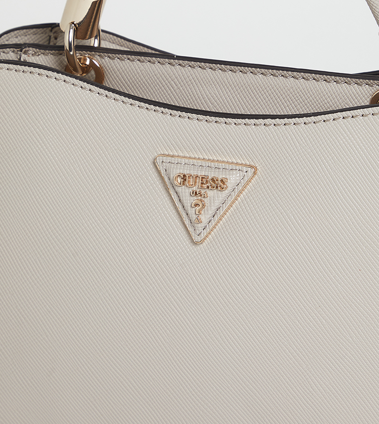 GIZELE Textured Satchel Bag