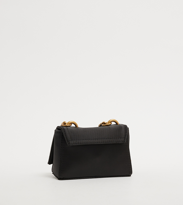 MASIE GLAM Logo Detail Crossbody Bag