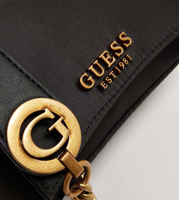 MASIE GLAM Logo Detail Crossbody Bag