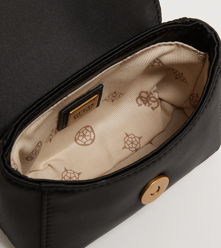 MASIE GLAM Logo Detail Crossbody Bag