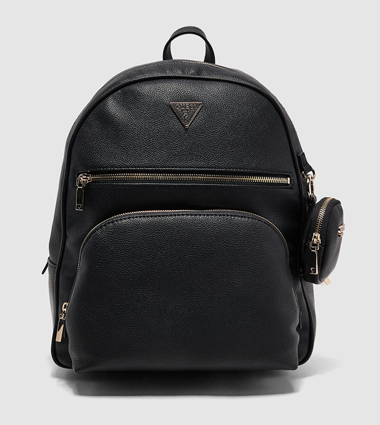 POWER PLAY Logo Detail Textured Backpack