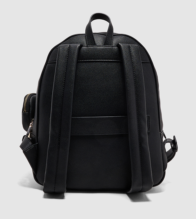 POWER PLAY Logo Detail Textured Backpack