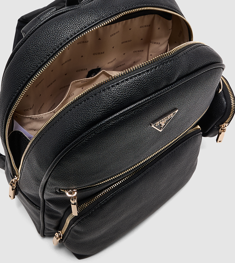 POWER PLAY Logo Detail Textured Backpack