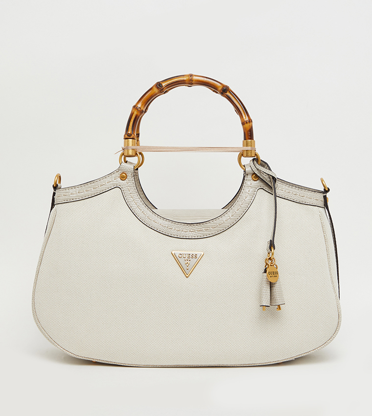 ZABRY Bamboo Handle Satchel Bag