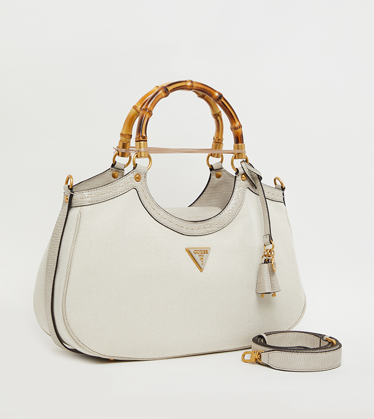 ZABRY Bamboo Handle Satchel Bag
