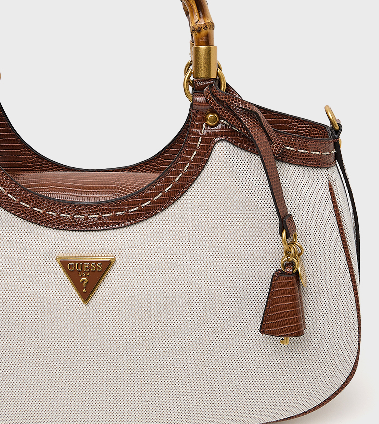 ZABRY Bamboo Handle Handheld Bag