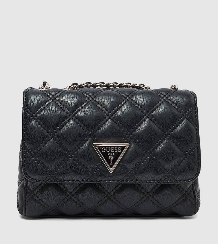 Quilted Convertible Crossbody Bag
