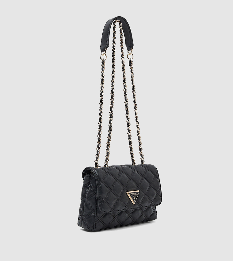 Quilted Convertible Crossbody Bag