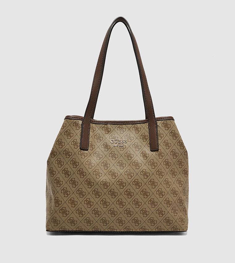VIKKY II Logo Patterned Tote Bag Set