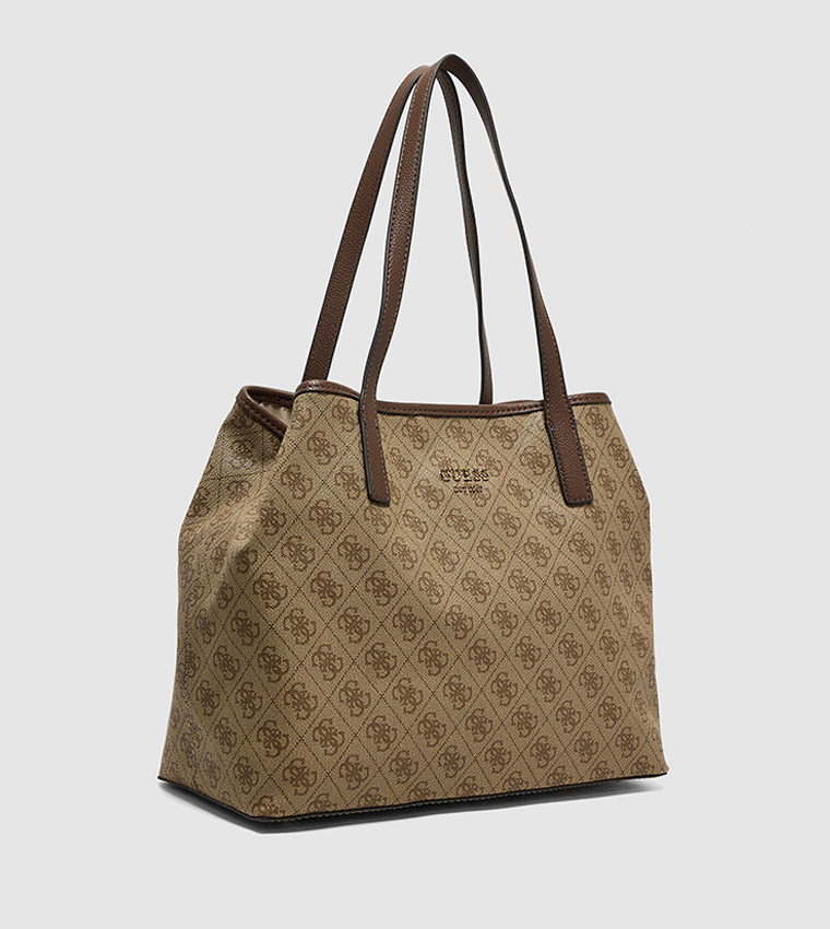 VIKKY II Logo Patterned Tote Bag Set