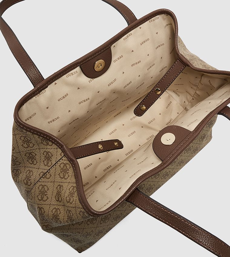 VIKKY II Logo Patterned Tote Bag Set