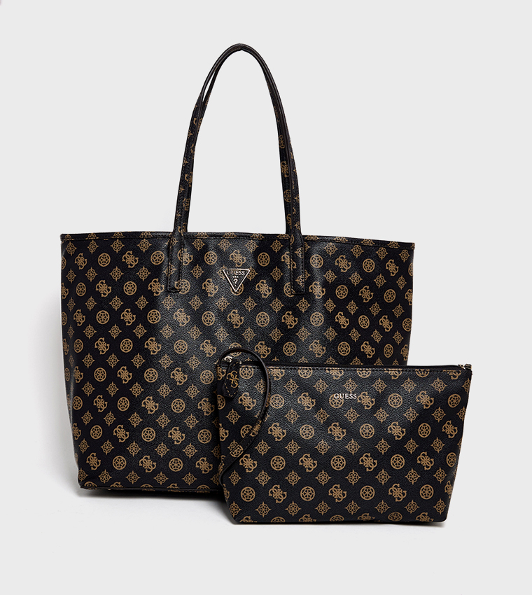 ECO VICTTORIA Logo Patterned Tote Bag Set