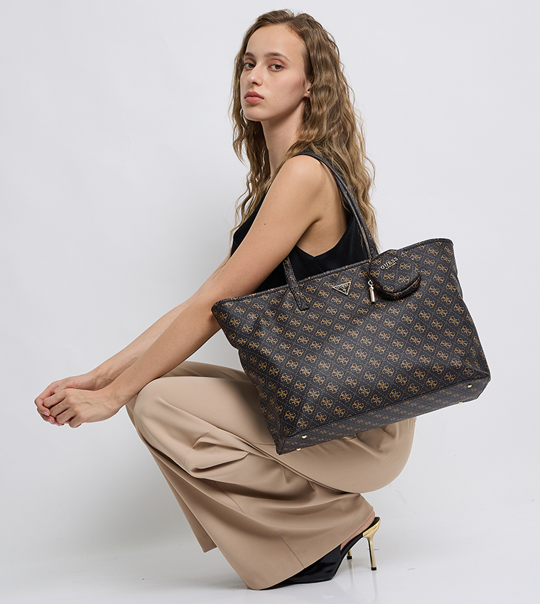 ECO VICTTORIA Logo Patterned Tote Bag Set