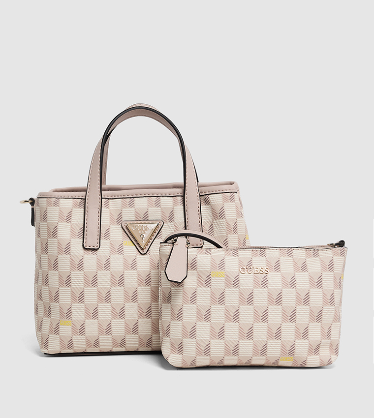 G WAVE Patterned Mini Tote Bag with Pouch