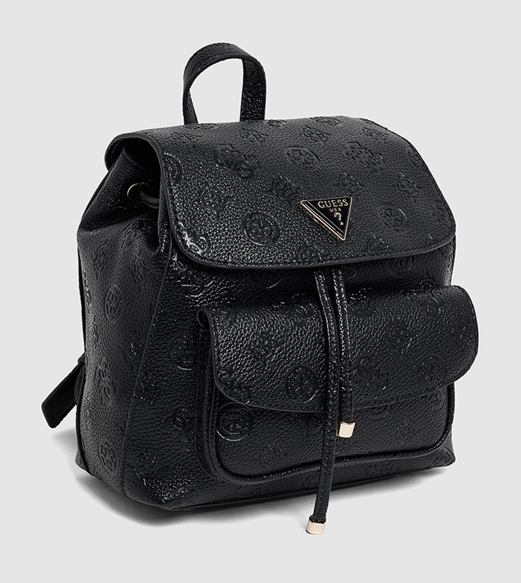 CRESIDIA Logo Debossed Drawstring Backpack