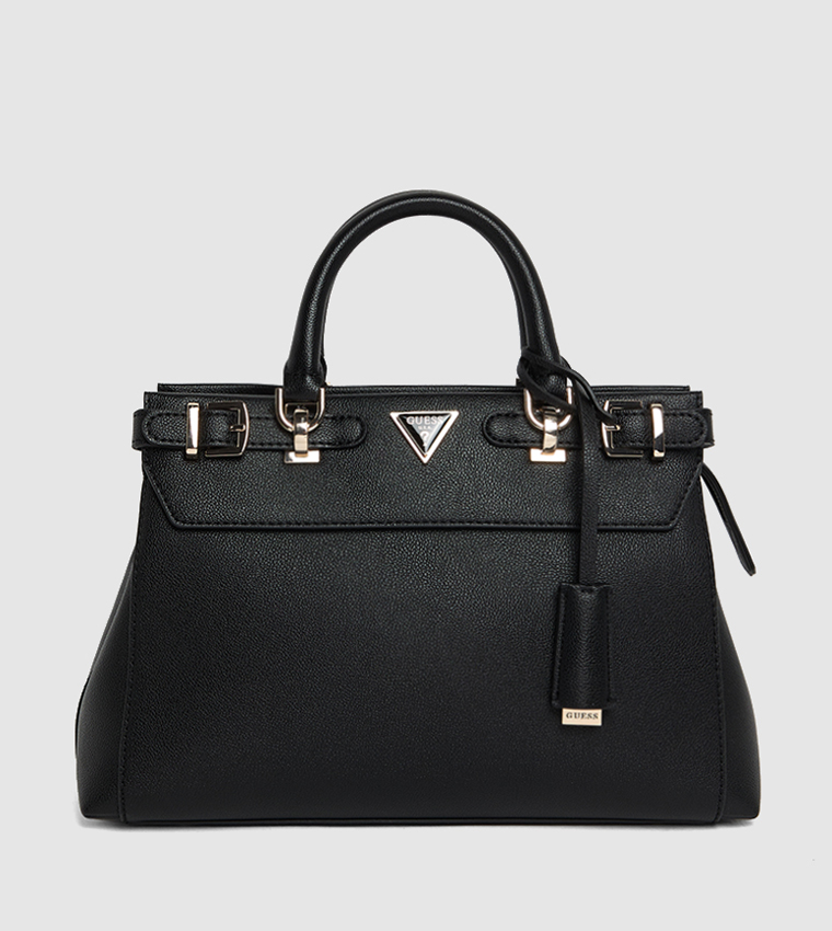 Textured Satchel Bag