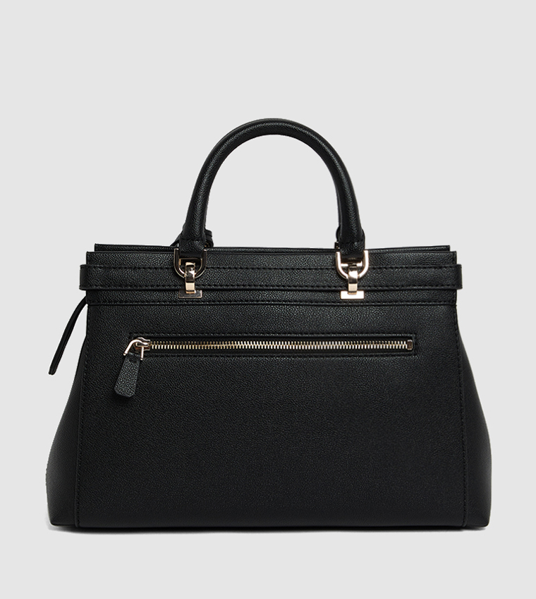 Textured Satchel Bag