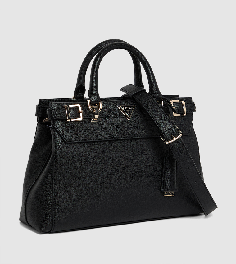 Textured Satchel Bag