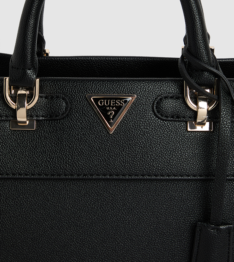 Textured Satchel Bag