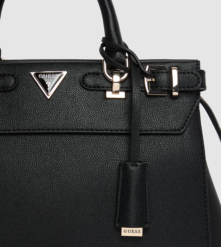 Textured Satchel Bag
