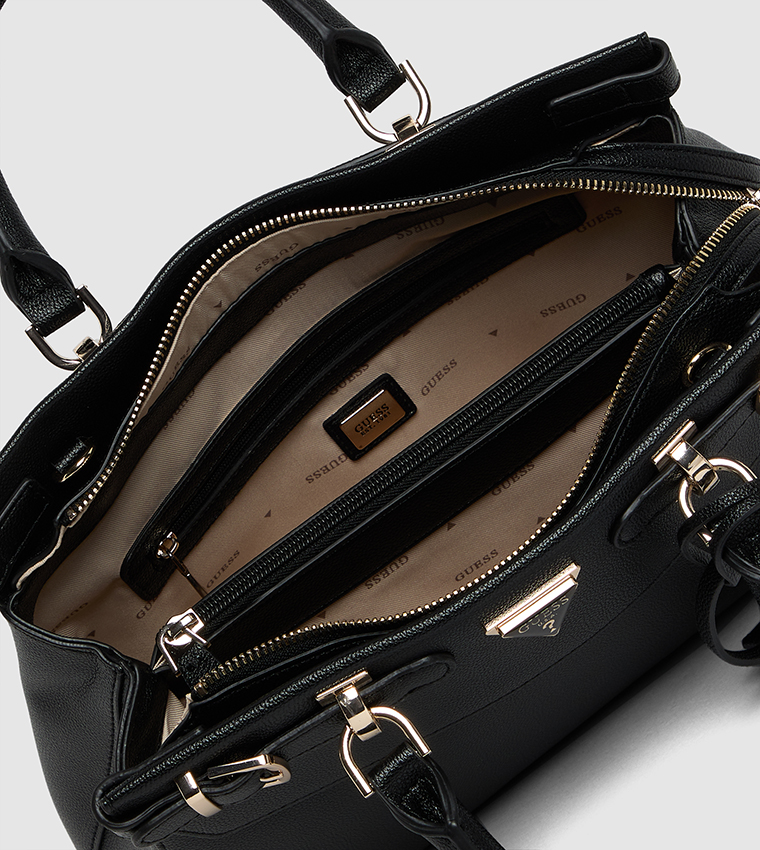 Textured Satchel Bag