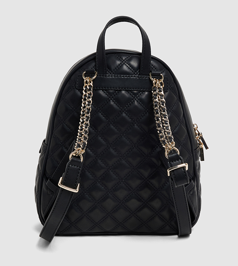 GIULLY Logo Detail Quilted Backpack