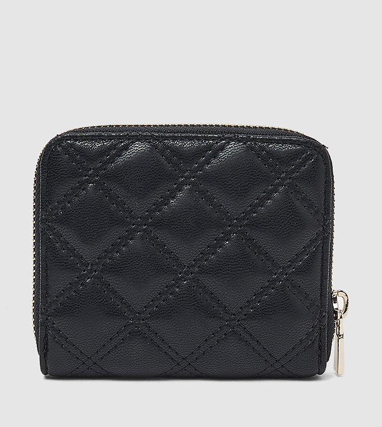Quilted Zip-Around Wallet