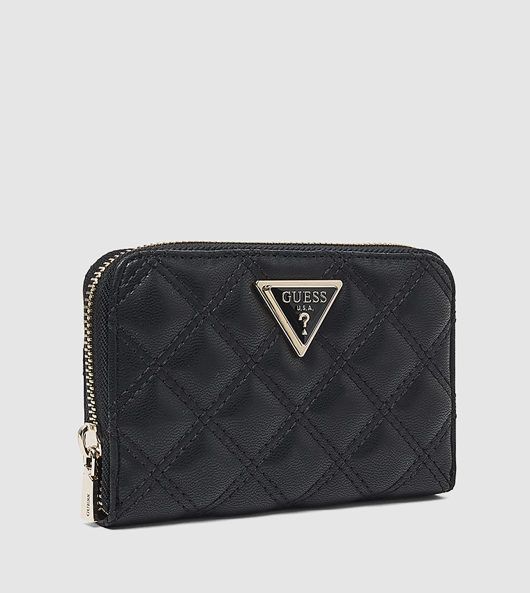 Quilted Zip Around Wallet
