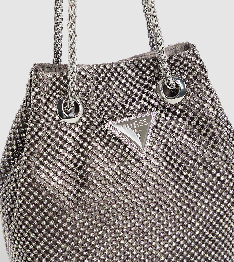 Embellished Bucket Bag