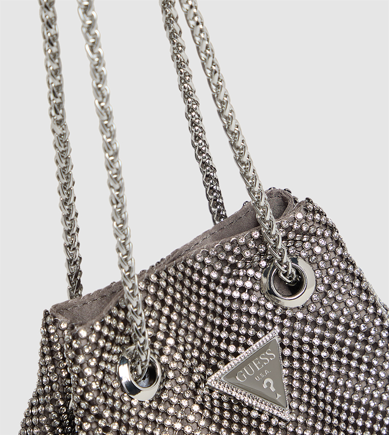 Embellished Bucket Bag