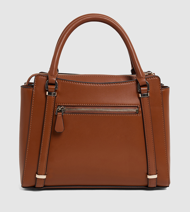 DARYNA Logo Detail Satchel Bag