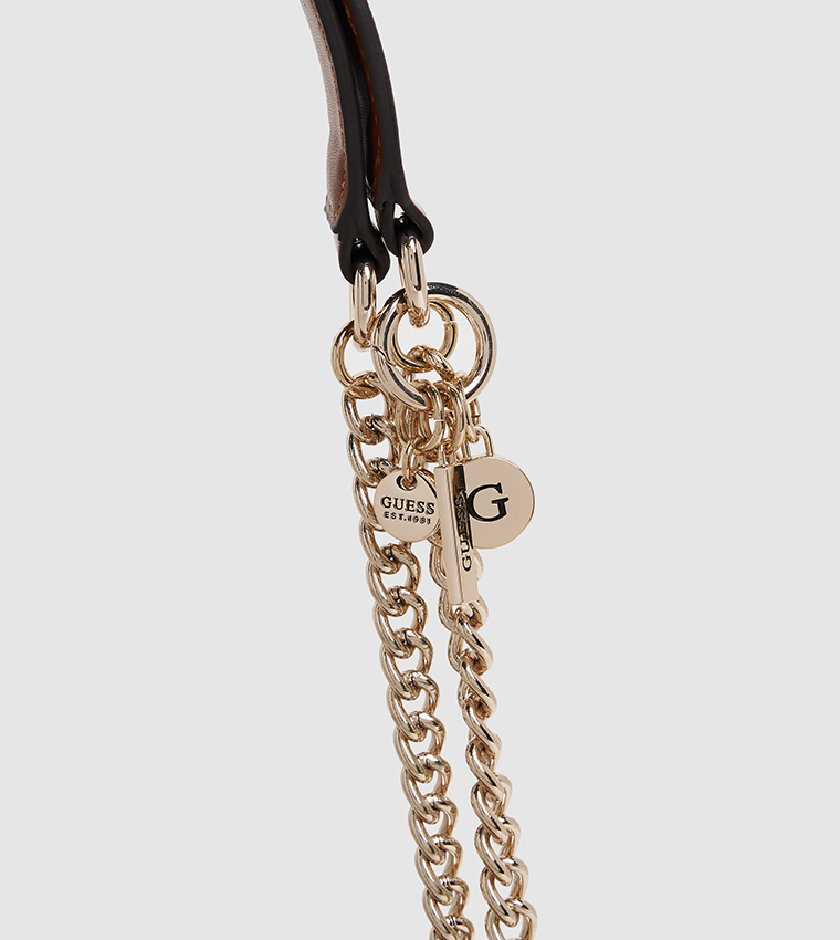 DARYNA Logo Detail Convertible Crossbody Bag