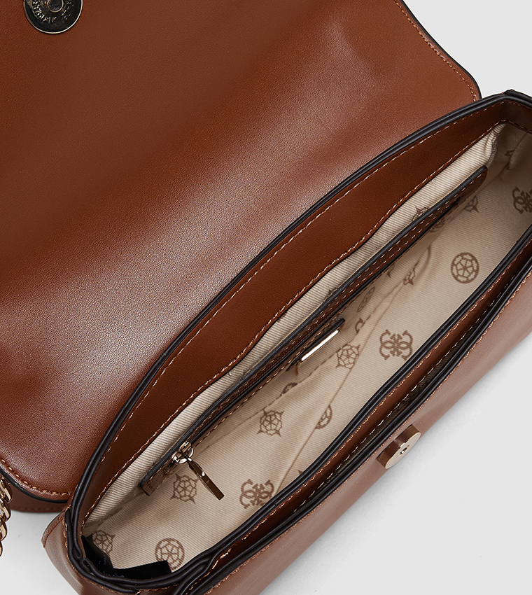 DARYNA Logo Detail Convertible Crossbody Bag