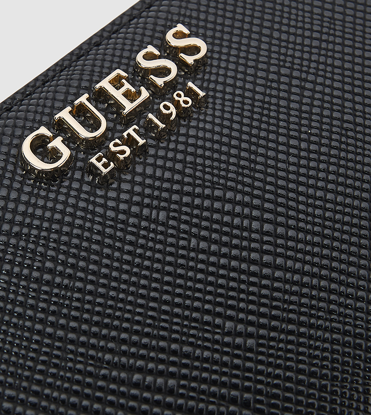 Textured Zip-Around Wallet