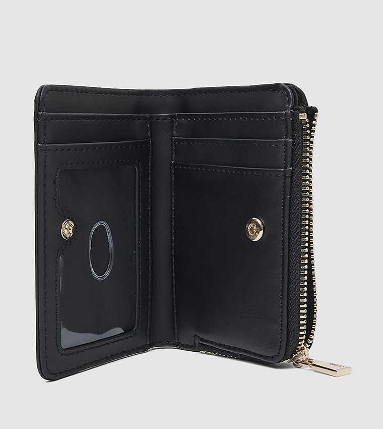 Textured Zip-Around Wallet